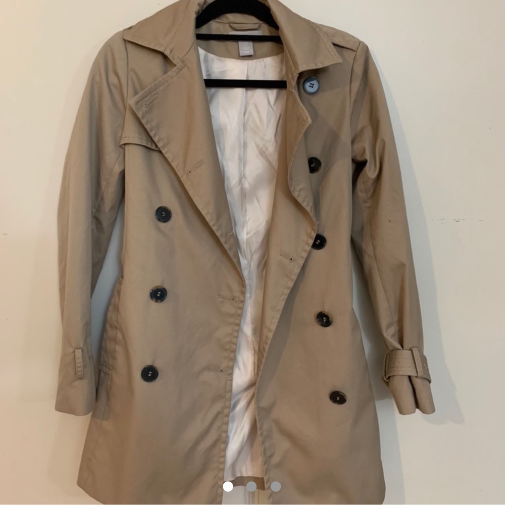 H&M Long Tan Trench Coat